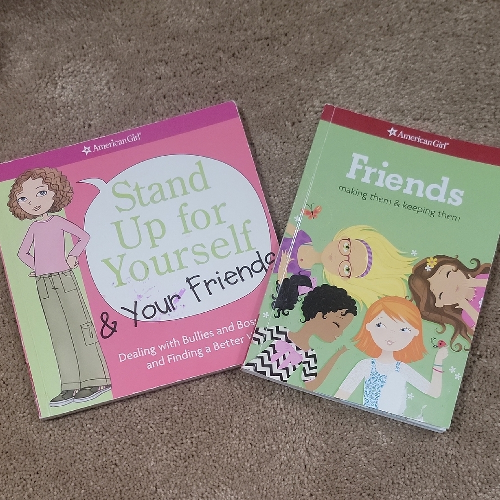 American Girl Friendship and Confidence Book Set - Pink and Green